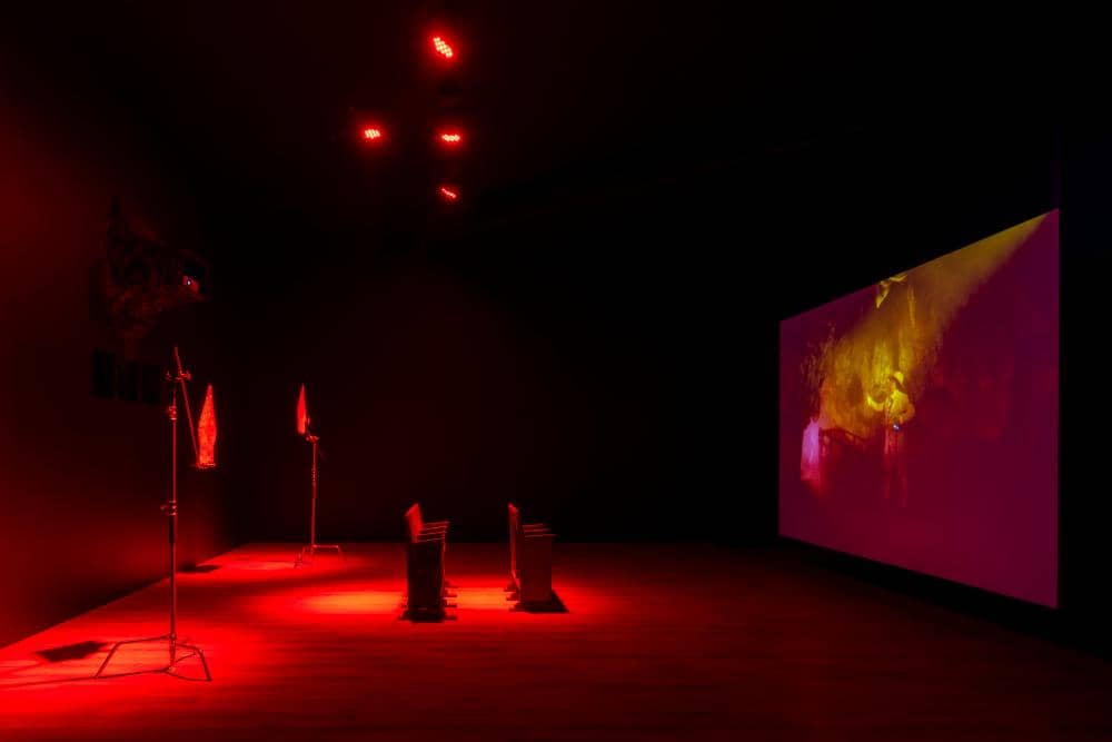 4. Riar Rizaldi (b. Indonesia, 1990) Fanfictie_ Vulcanology (2025). Installation view of Riar Rizaldi_ Period Piece at Museum MACAN, Jakarta, 2026 Photo_ Liandro Siringoringo.jpg
