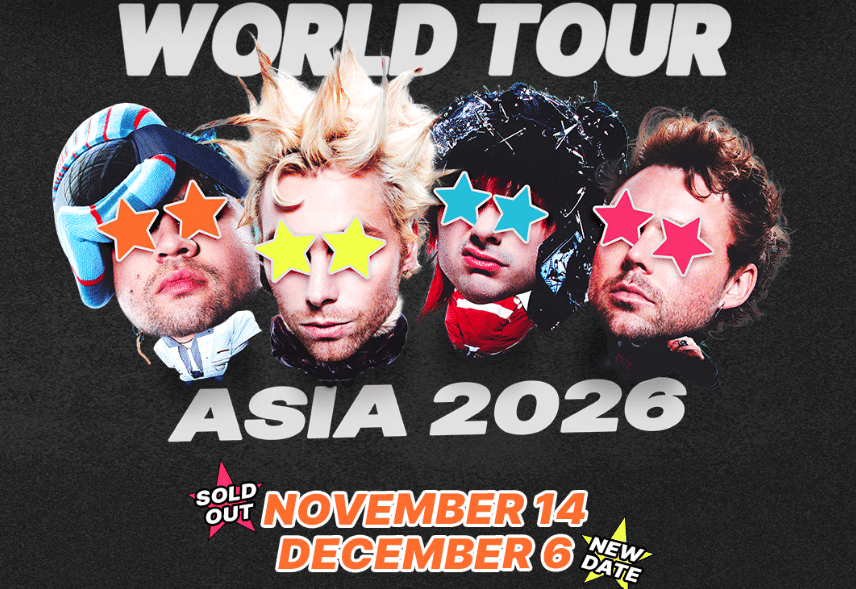 Konser 5SOS Jakarta Tambah Jadwal, Catat Tanggal War Tiketnya!