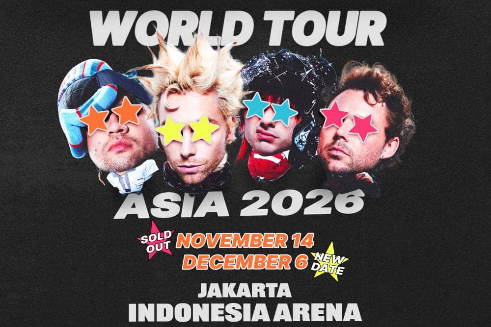 5 Seconds of Summer Tambah Konser Encore di Jakarta untuk "Everyone’s A Star!" World Tour Asia 2026