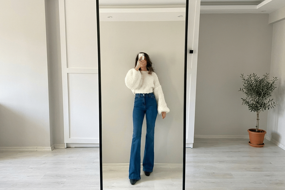 celana jeans biru cocok dengan baju warna apa