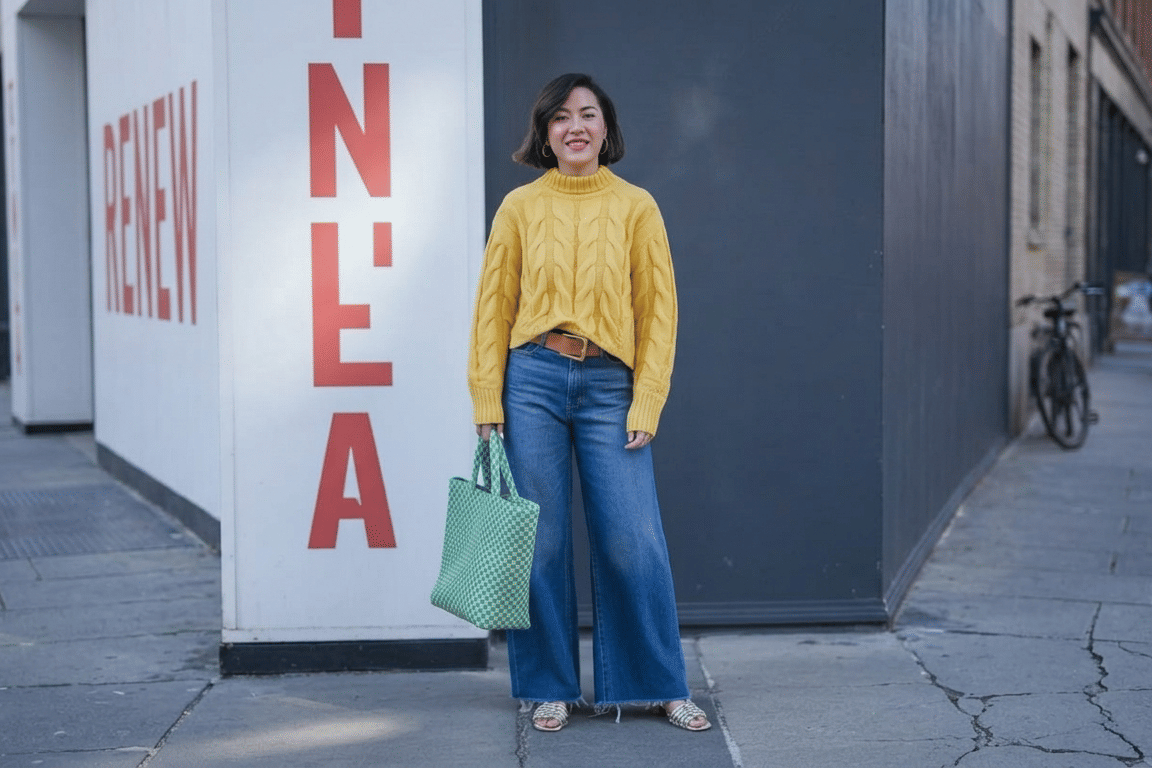 celana jeans biru cocok dengan baju warna apa