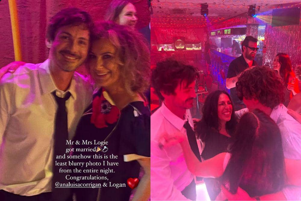 Pernikahan Logan Lerman dan Ana Corrigan