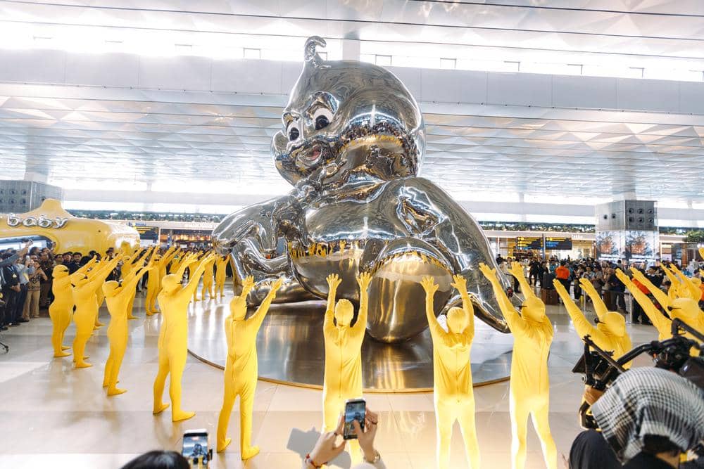 Butter Baby Hadirkan Figur Seberat 7 Ton di Bandara Soekarno-Hatta