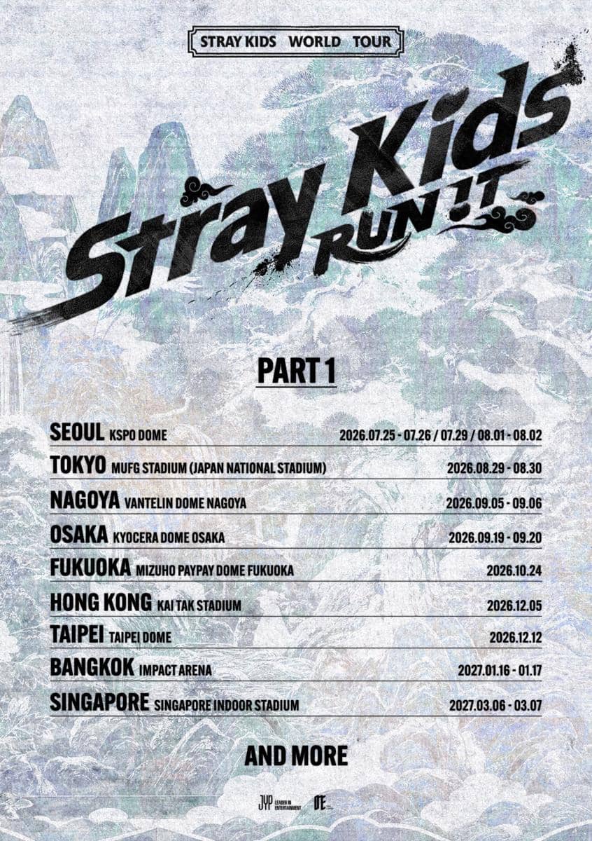 Stray Kids RUN IT WORLD TOUR