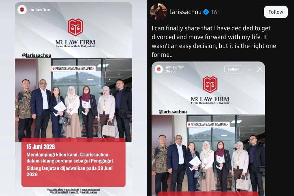 Larissa Chou dan Ikram Rosadi