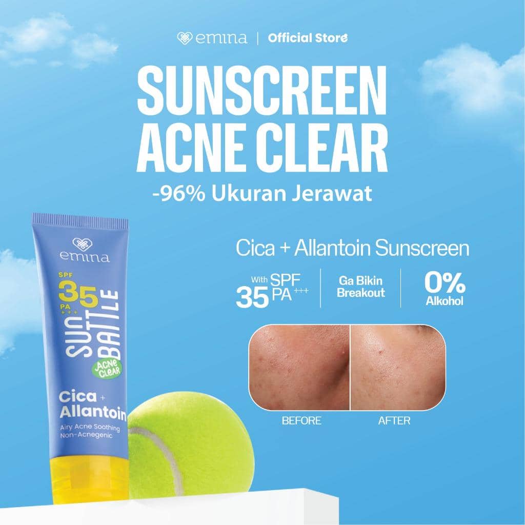 sunscreen lokal untuk kulit sensitif dan berjerawat