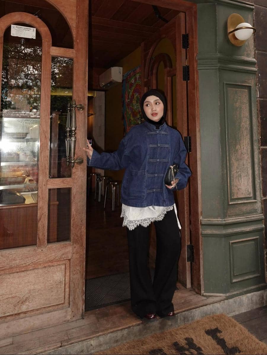 OOTD Serba Denim ala Thafanya Sabila
