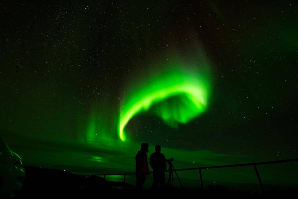 aurora di Nordkapp, Norwegia (unsplash.com/Anton Lammert)