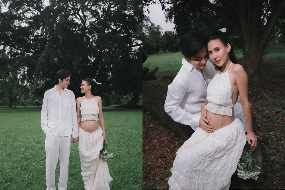 Maternity Shoot Shenina Cinnamon dan Angga Yunanda
