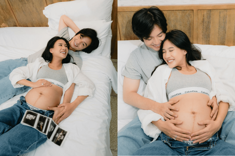 Maternity Shoot Shenina Cinnamon dan Angga Yunanda