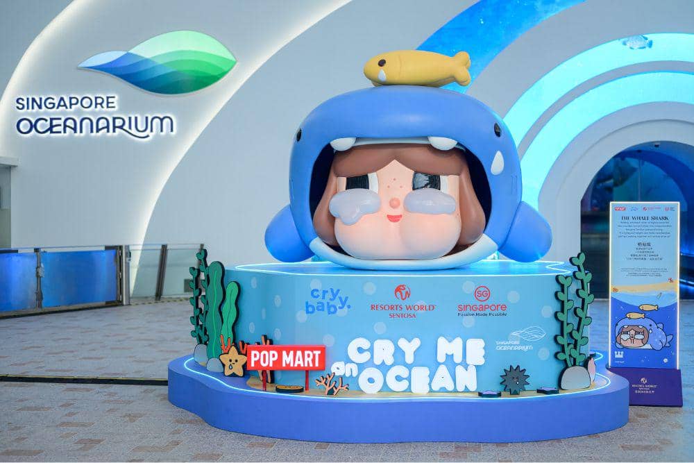Healing Sambil Memeluk Diri di POP MART CRYBABY SINGAPORE OCEANARIUM
