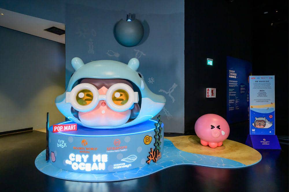 POP MART CRYBABY SINGAPORE OCEANARIUM