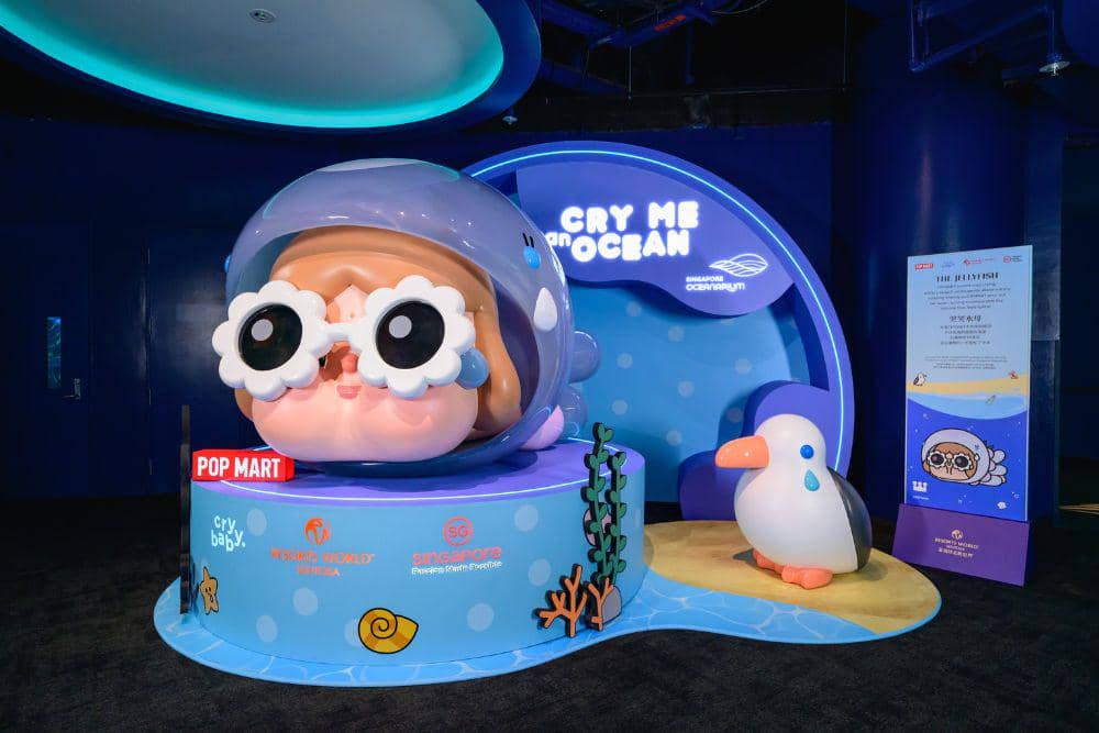 POP MART CRYBABY SINGAPORE OCEANARIUM