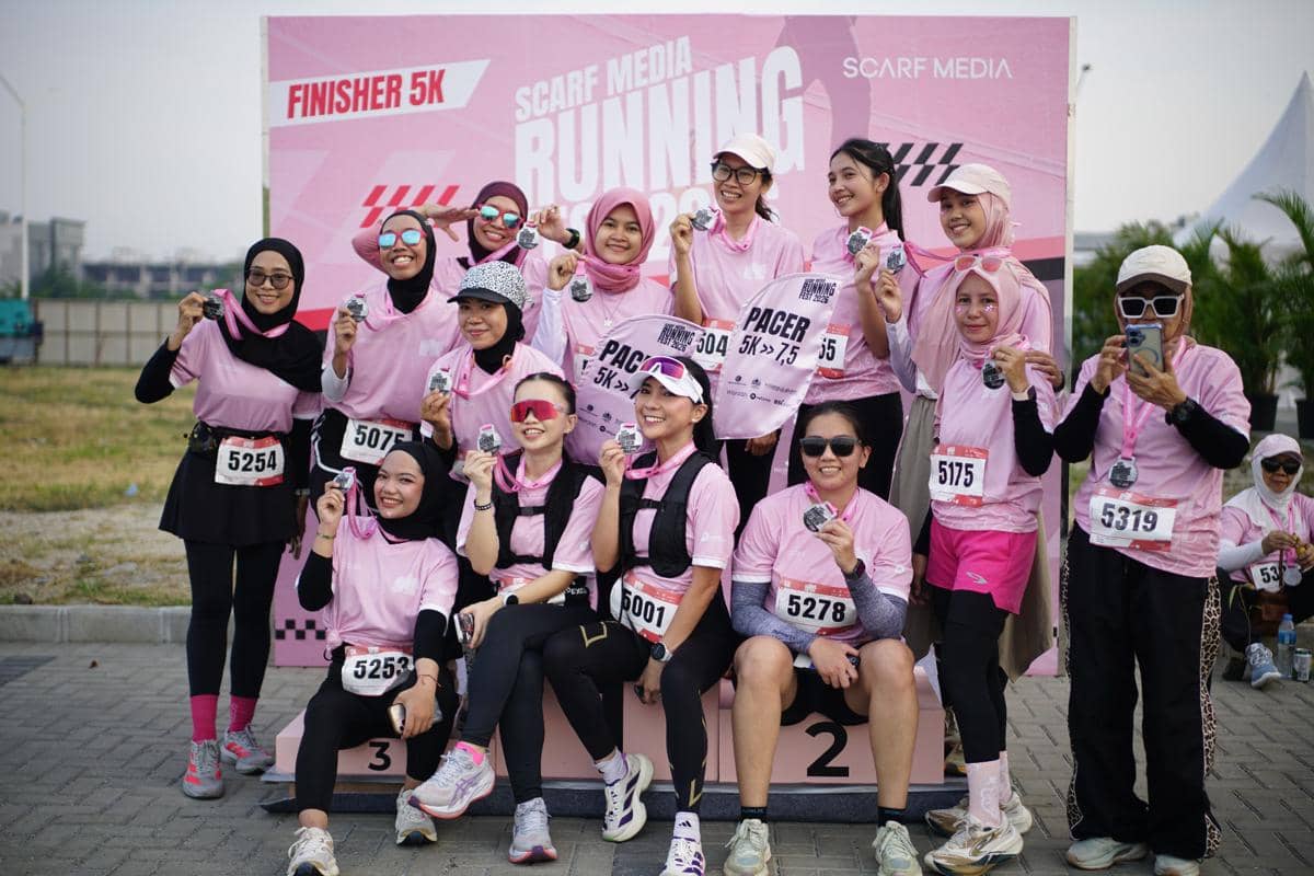 Scarf Media Running Fest 2026 Jadi Ruang Sehat untuk Perempuan