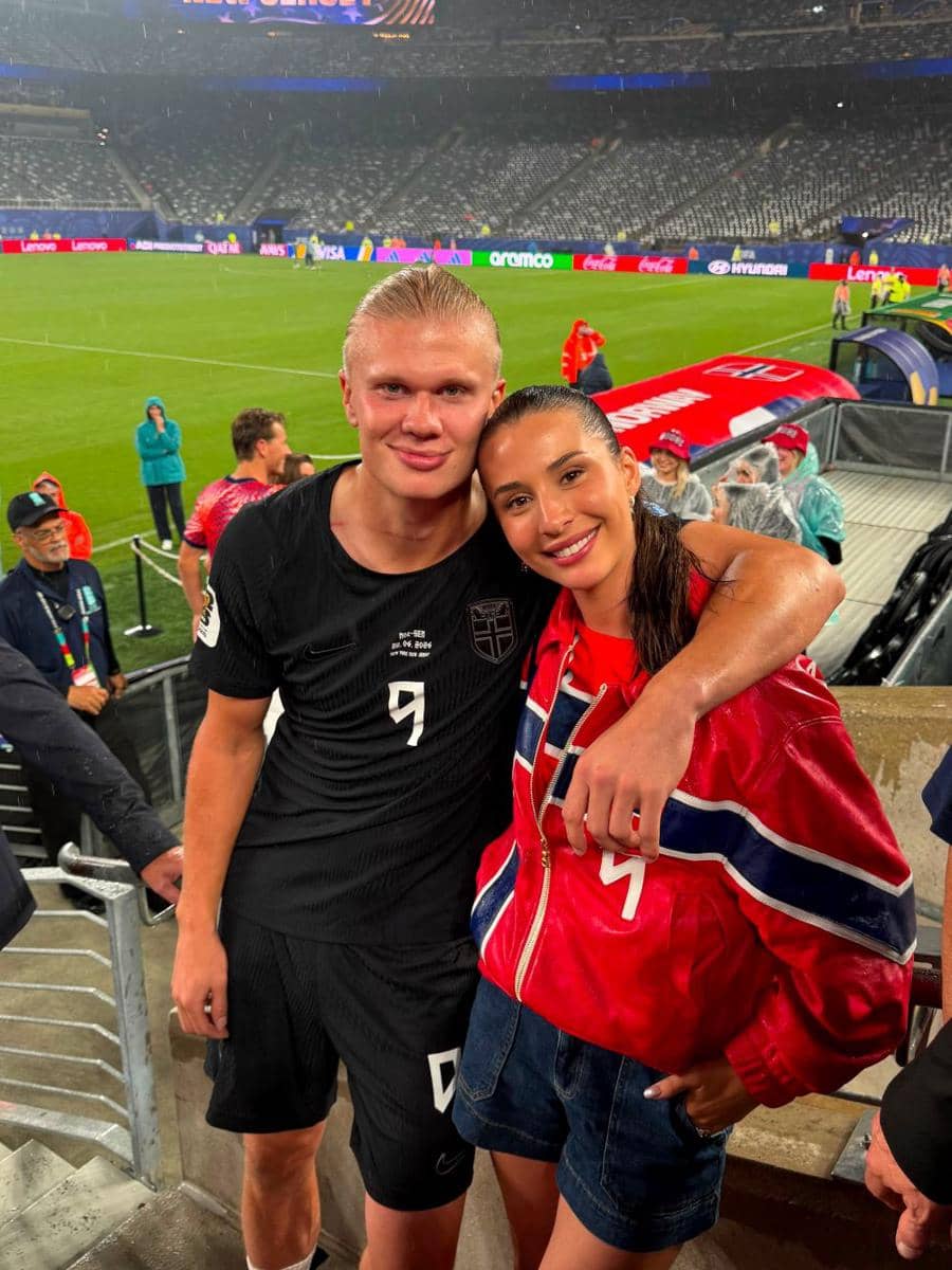 Erling Haaland dan isabel haugseng johansen