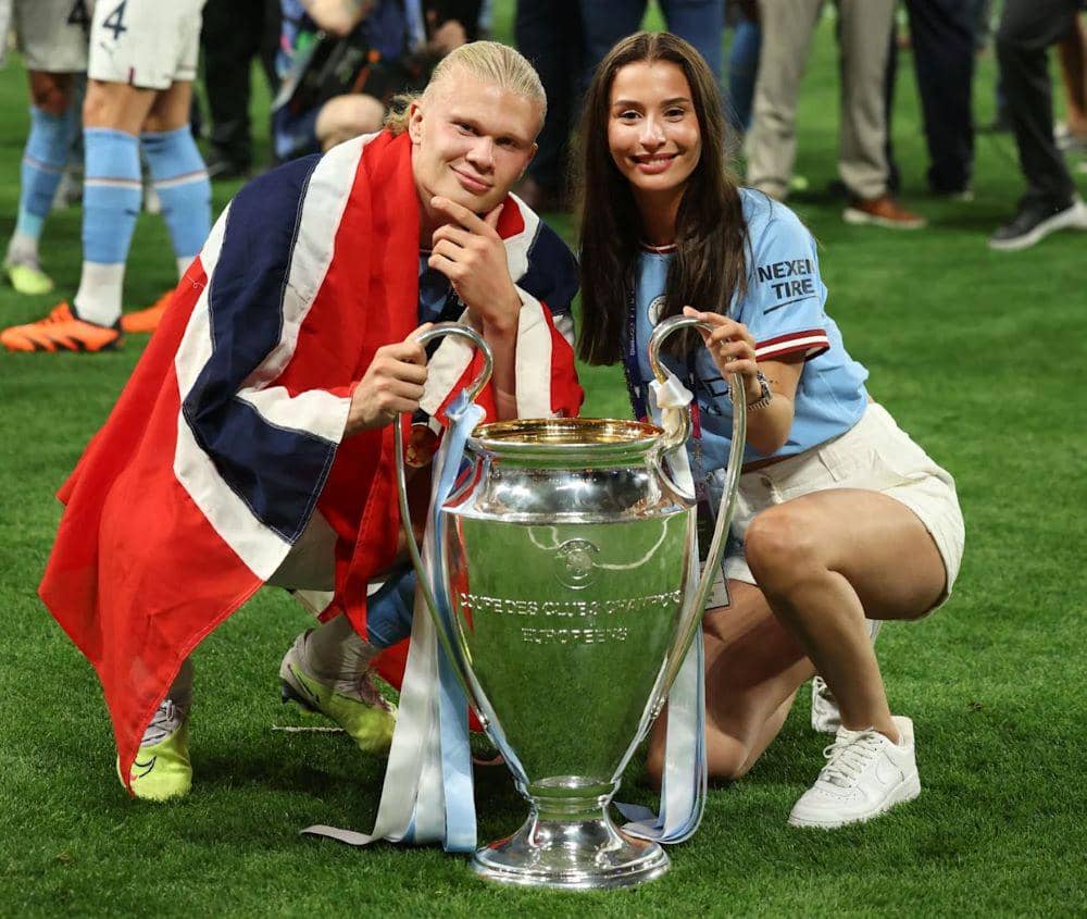 Erling Haaland dan isabel haugseng johansen