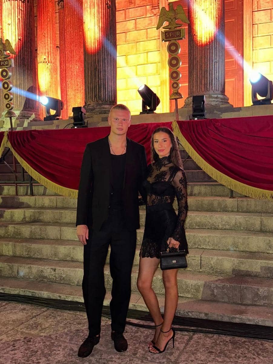 Erling Haaland dan isabel haugseng johansen