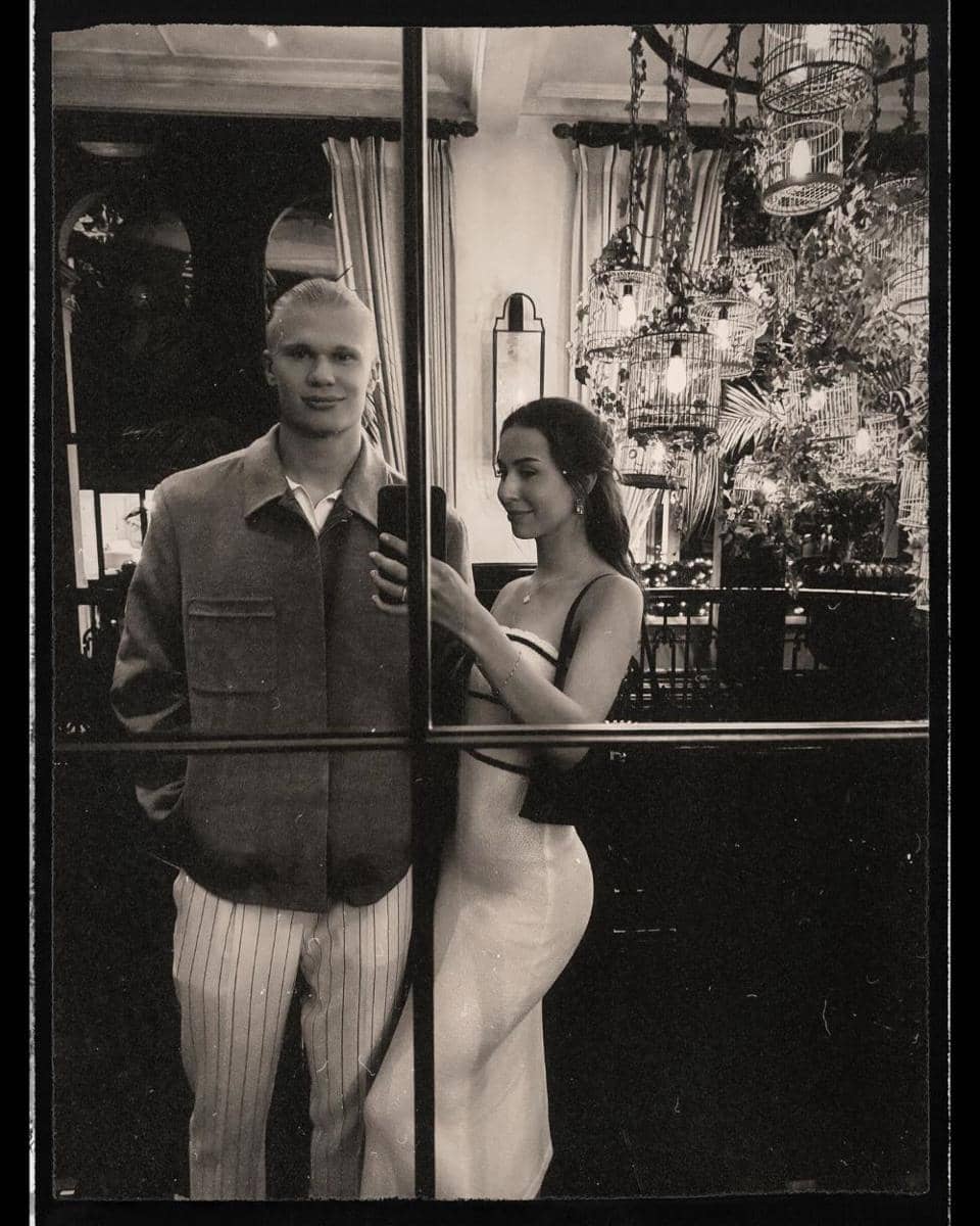 Erling Haaland dan isabel haugseng johansen