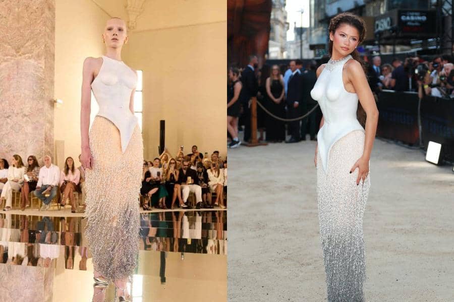 Baru Debut di Runway, Gaun Ini Dikirim Jet Paris-London untuk Zendaya