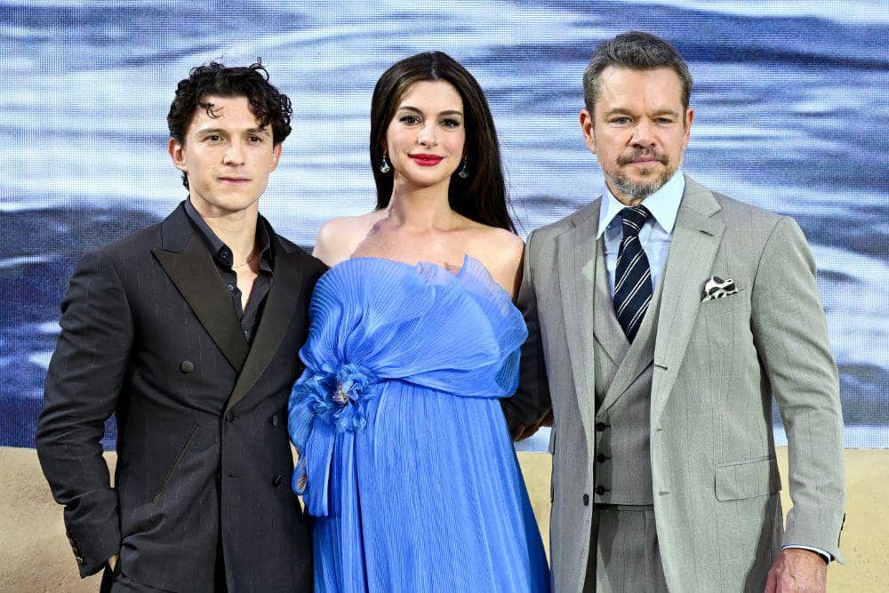 Tom Holland, Anne Hathaway, dan Matt Damon