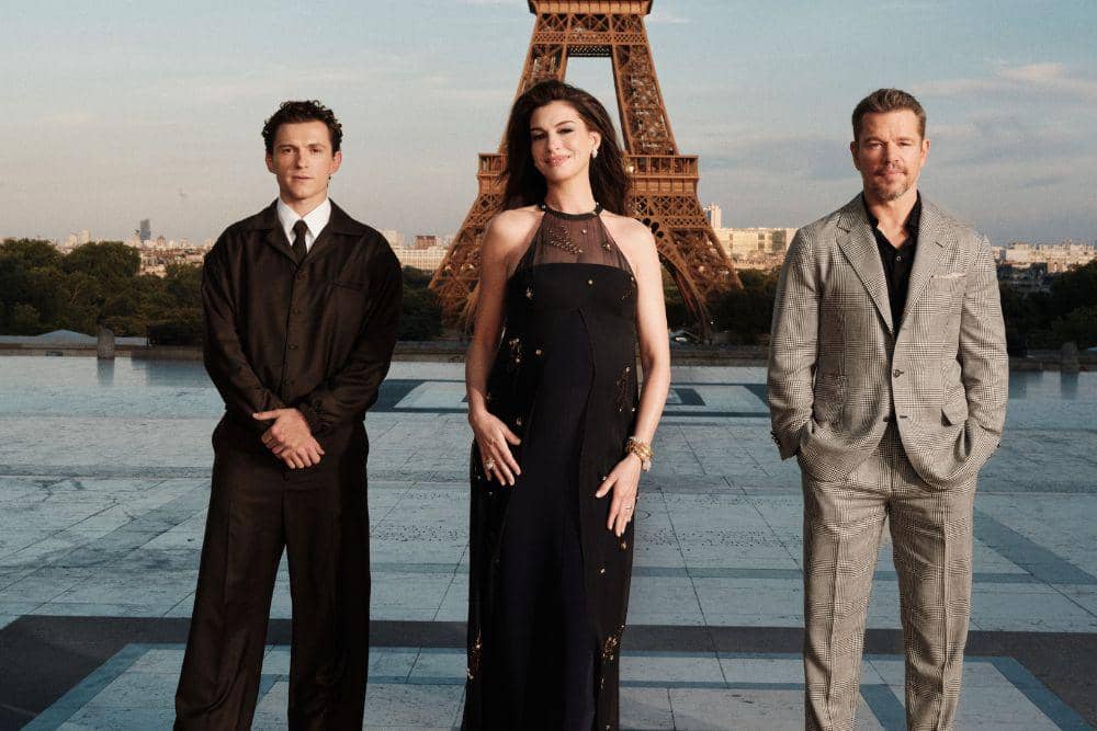 Tom Holland, Anne Hathaway, dan Matt Damon