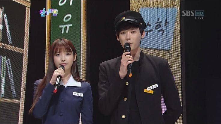 potret kebersamaan Lee Jong Suk dan IU
