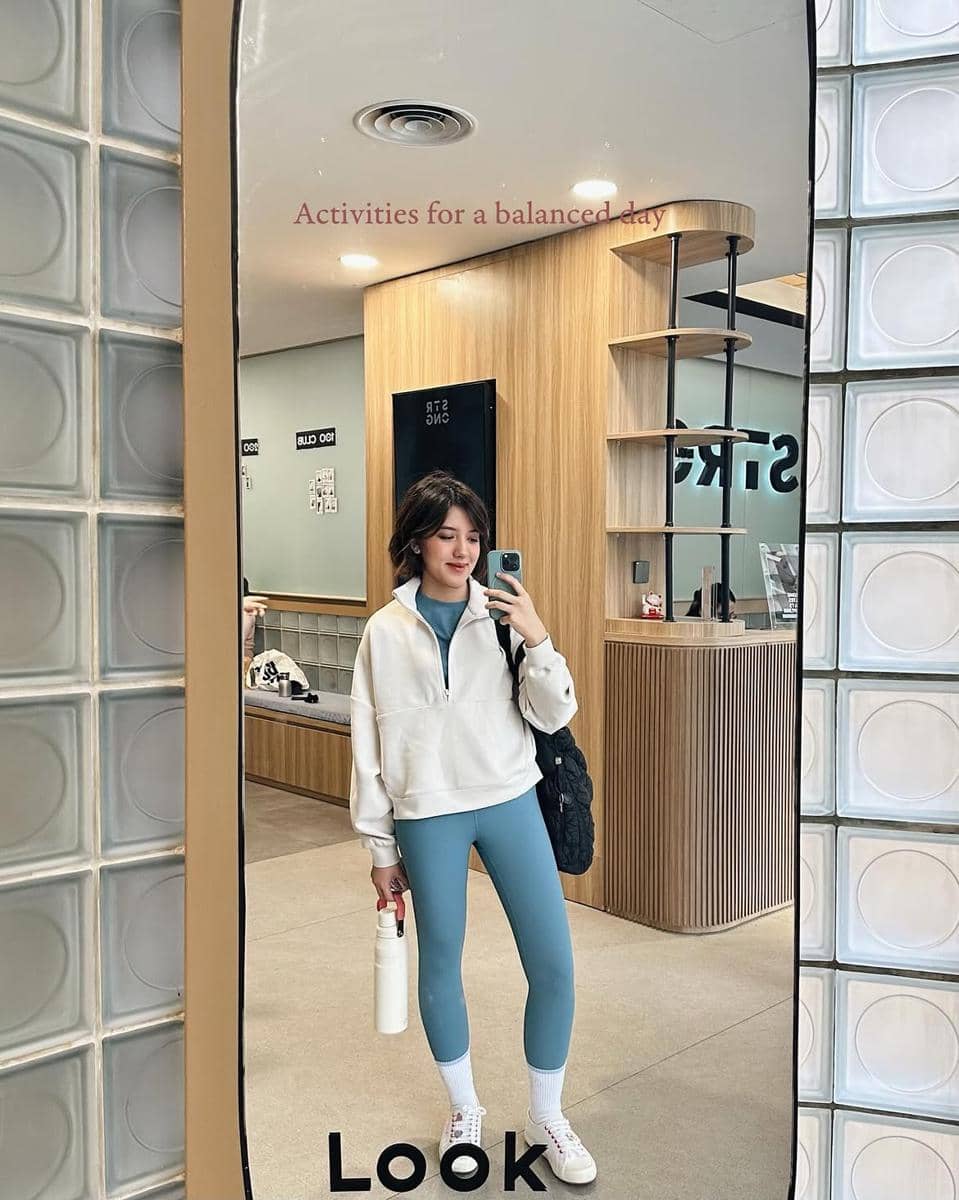 OOTD gemas ala Ify Alyssa kala pilates