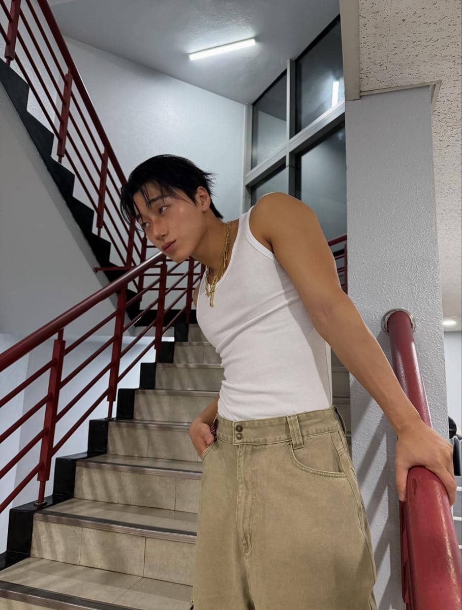 sunburn makeup a la San ATEEZ