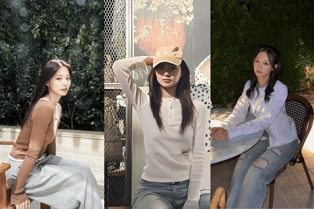 7 Mix and Match Outfit Kasual a la Tzuyu TWICE, Cocok untuk Daily Wear