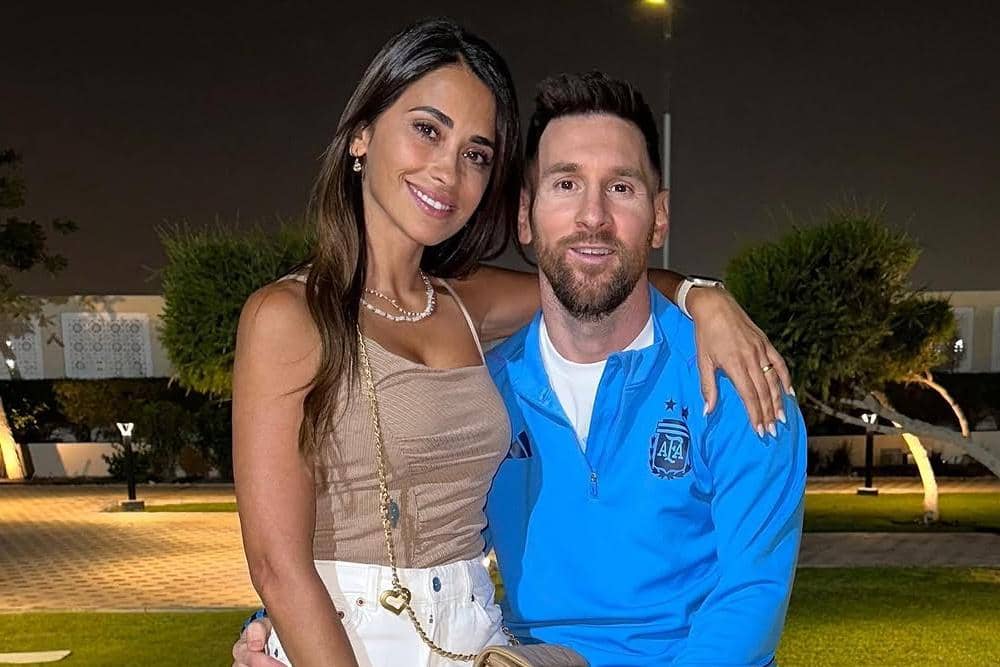 Lionel Messi dan Antonela Roccuzzo
