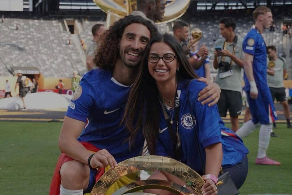 Marc Cucurella dan Claudia Rodríguez