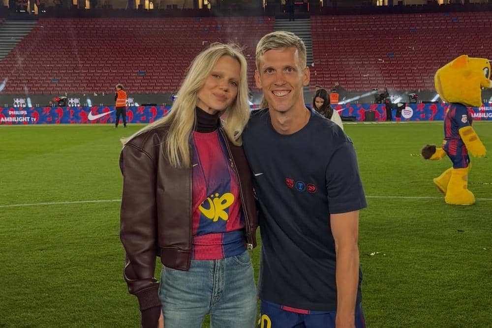 Dani Olmo dan Laura Abla