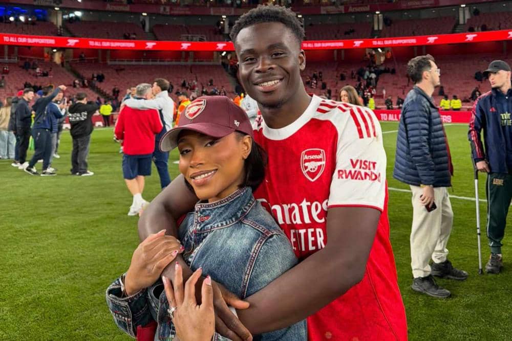 Bukayo Saka dan Tolami Benson