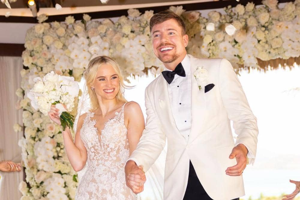 Pernikahan MrBeast dan Thea Booysen