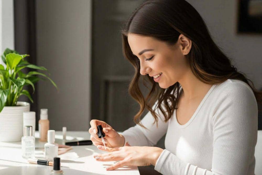 Selalu gunakan base coat sebelum mengaplikasikan nail polish 