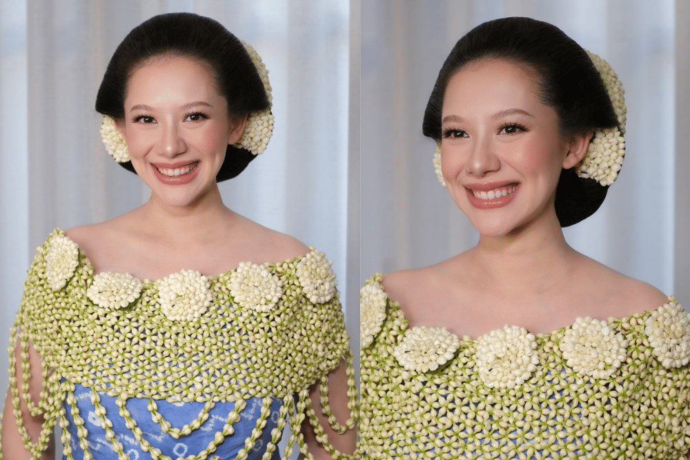 Gaya Makeup Athina Istri Rio Haryanto di Prosesi Mitoni, Flawless!