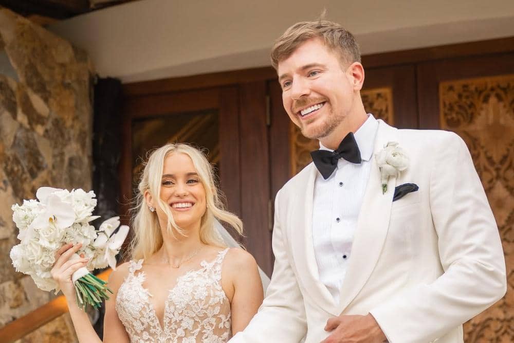Pernikahan MrBeast dan Thea Booysen