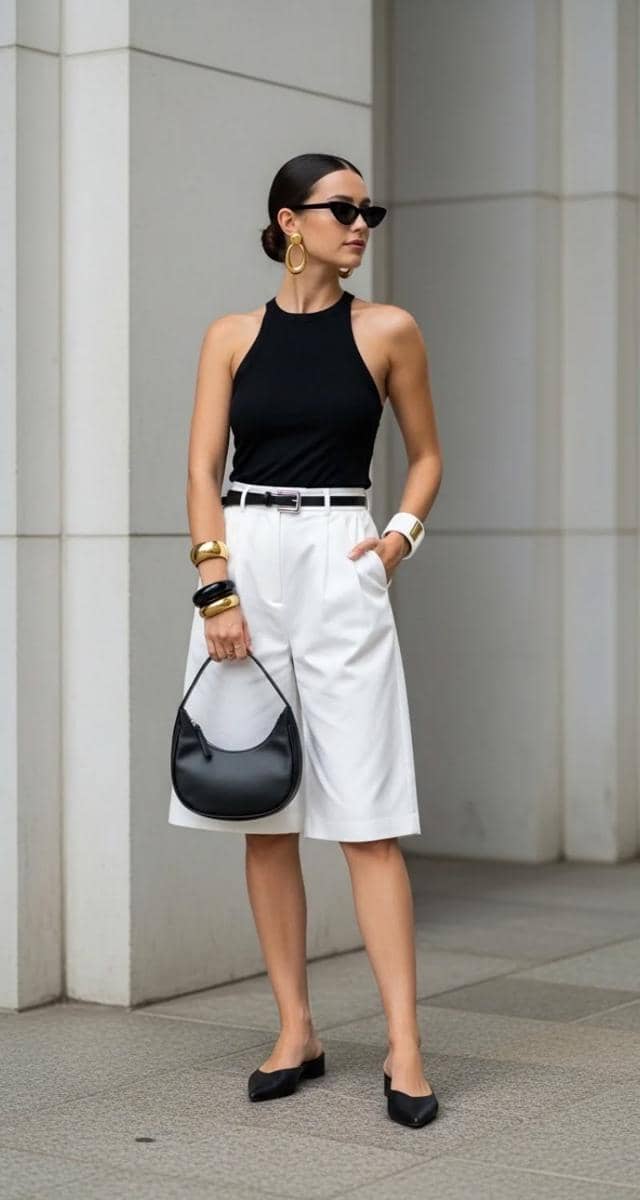 mix and match bermuda shorts