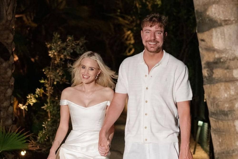 Pernikahan MrBeast dan Thea Booysen