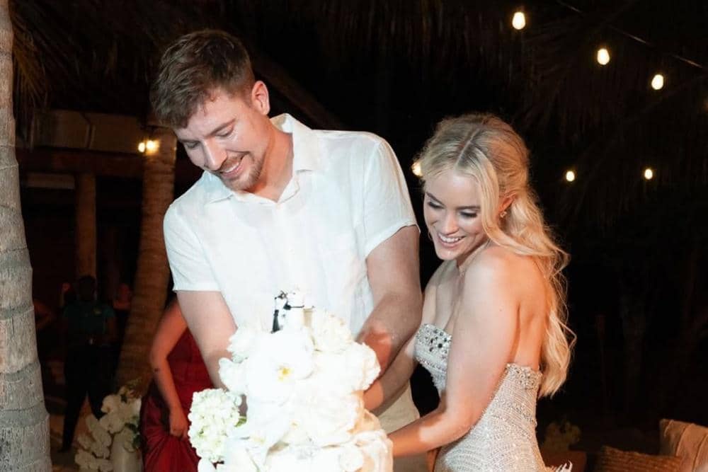 Pernikahan MrBeast dan Thea Booysen