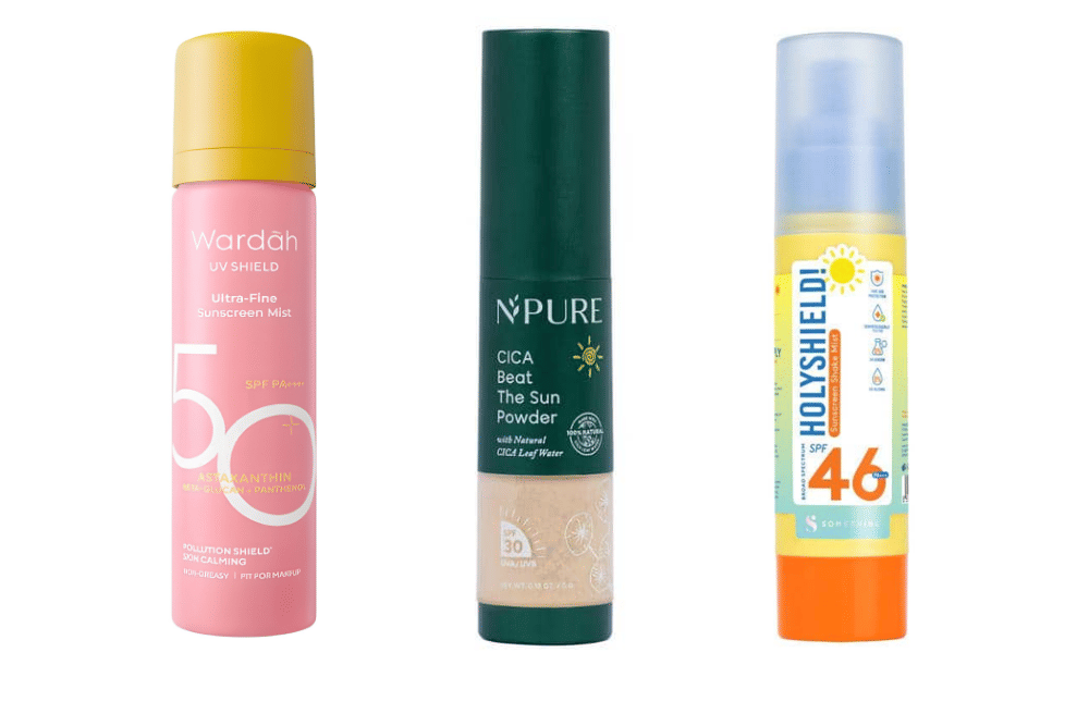 6 Sunscreen untuk Reapply di Atas Makeup Tanpa Bikin Geser