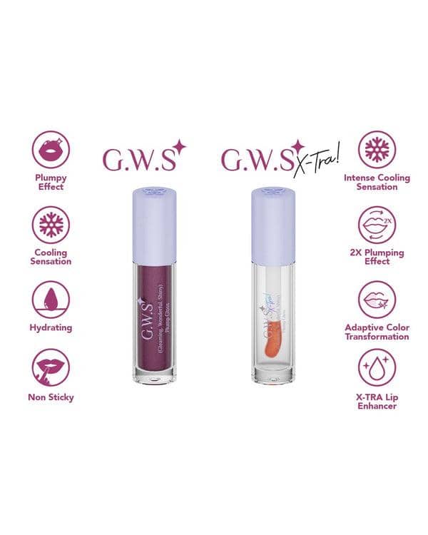 lip gloss untuk bibir two tone
