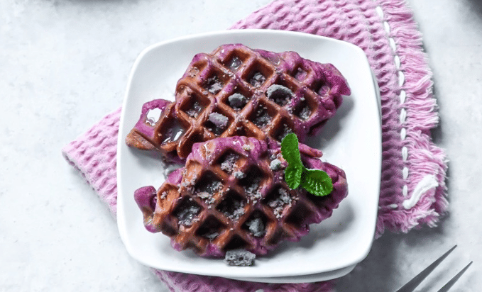 Resep Waffle Ubi Ungu yang Renyah dan Lembut, Mudah Dibuat!