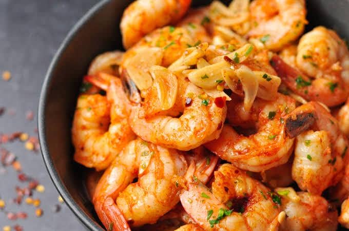 resep garlic butter shrimp
