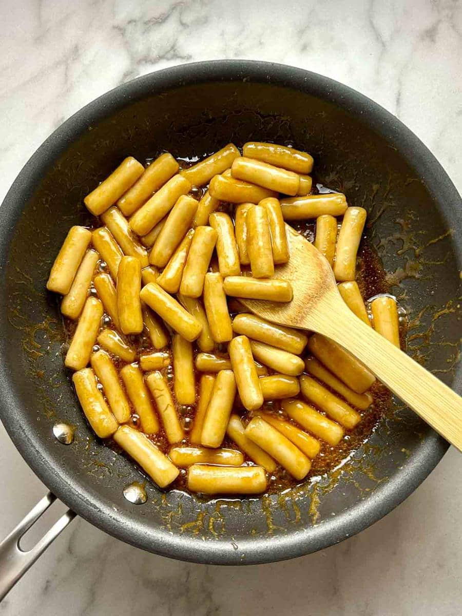 resep honey butter rice cake