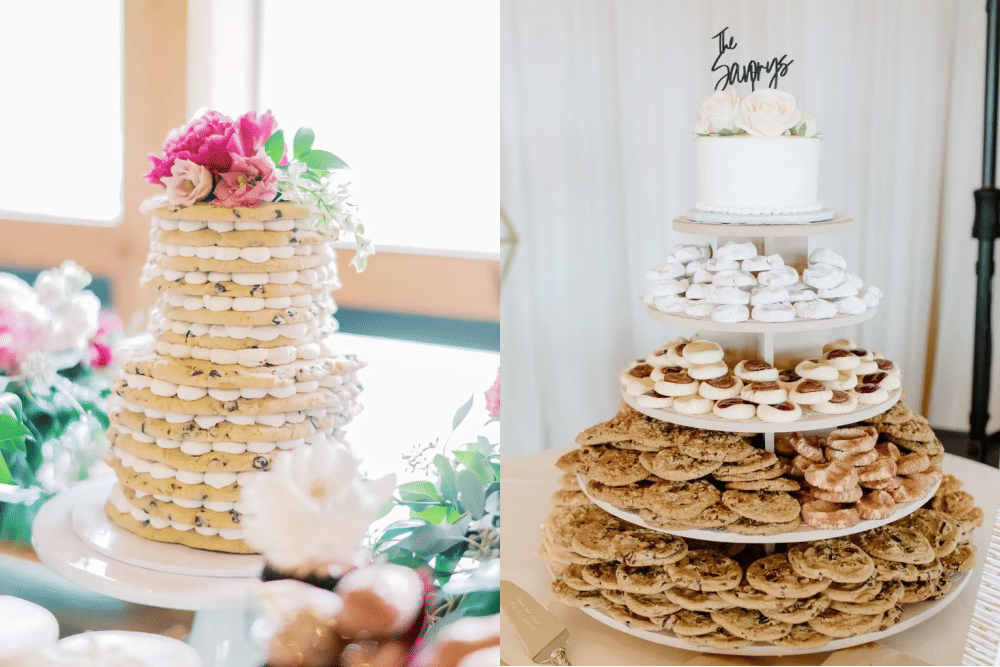 Cookie wedding cake