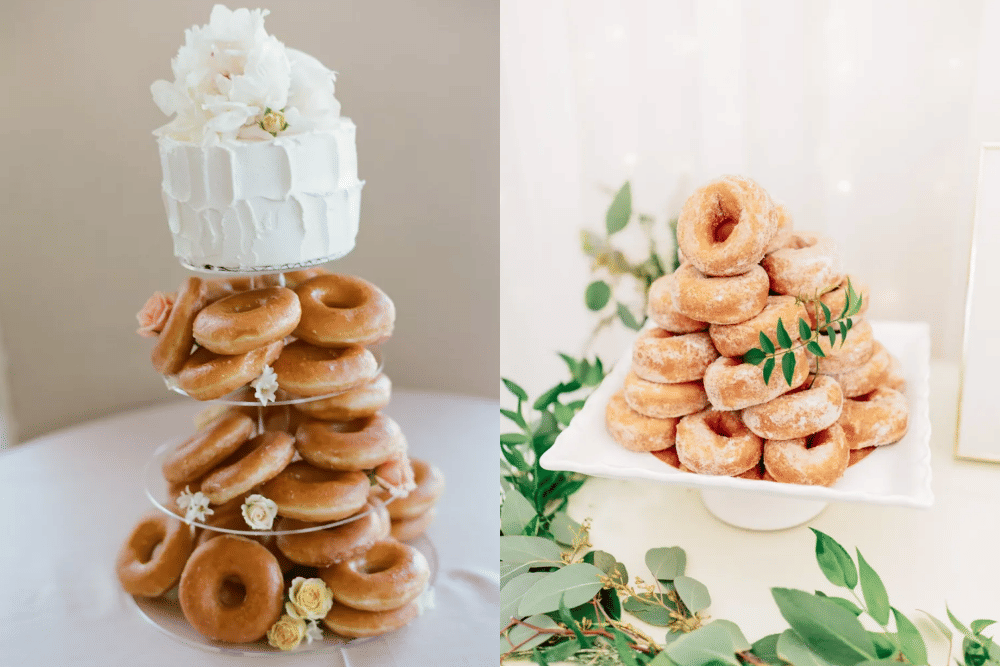 mini donut tower