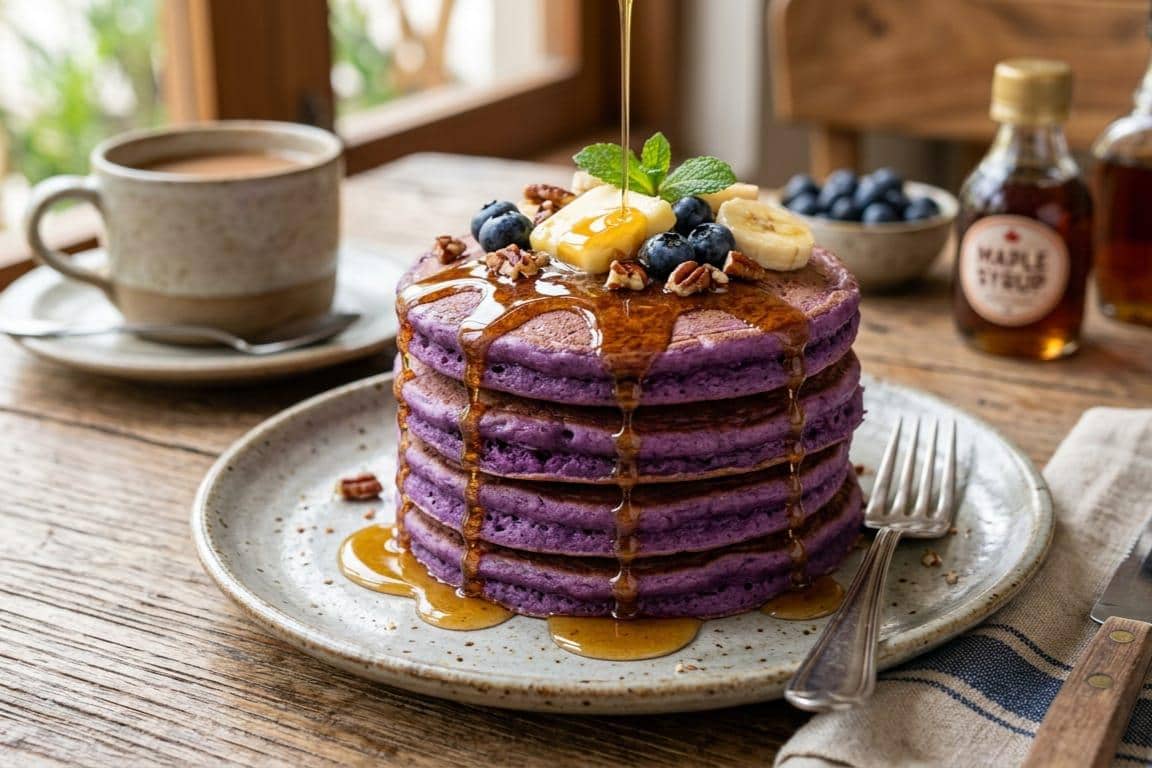 Resep Pancake Ubi Ungu yang Lembut, Cocok untuk Menu Diet
