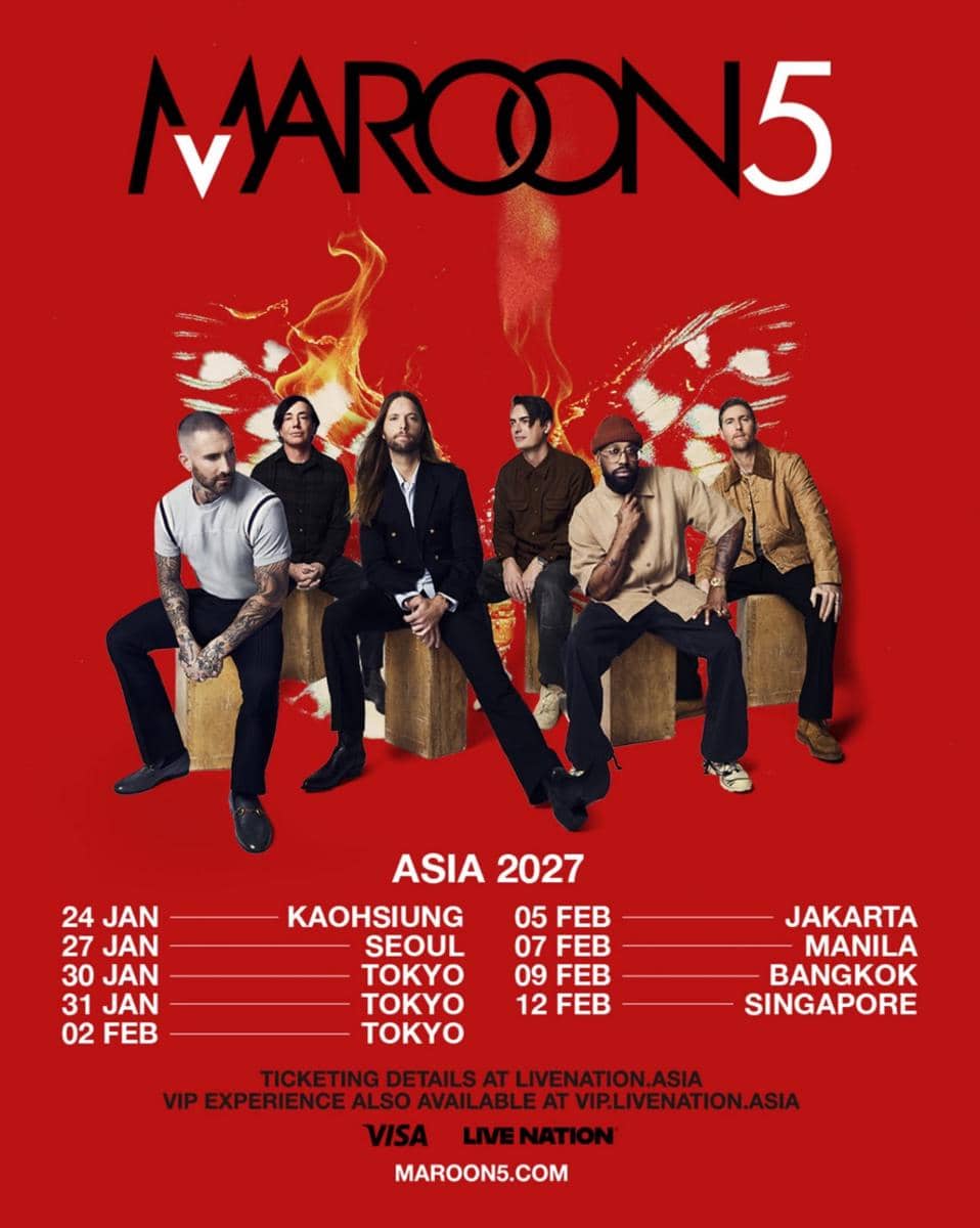Maroon 5 konser di Jakarta