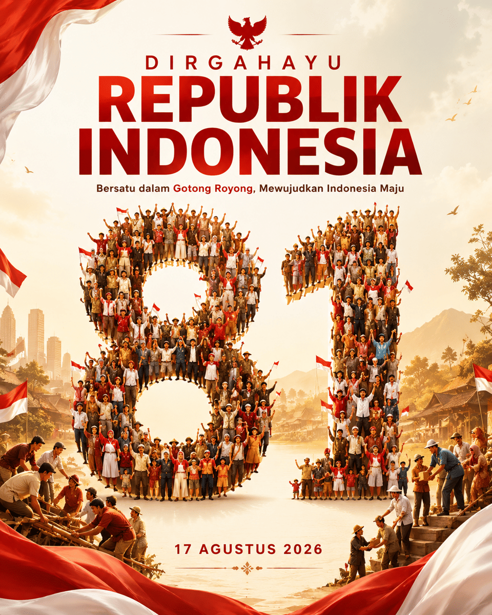 Poster HUT RI ke-81